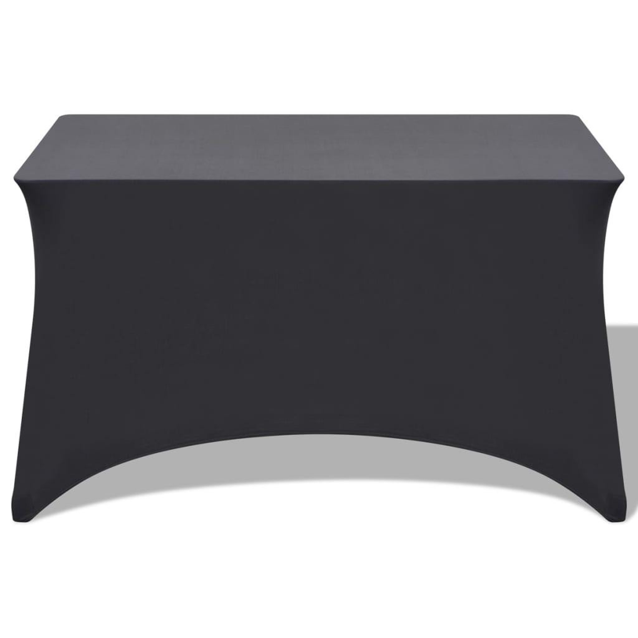 Voir la diapositive 2 : VIDAXL Housses extensibles pour table 2 pieces 243x76x74cm Anthracite