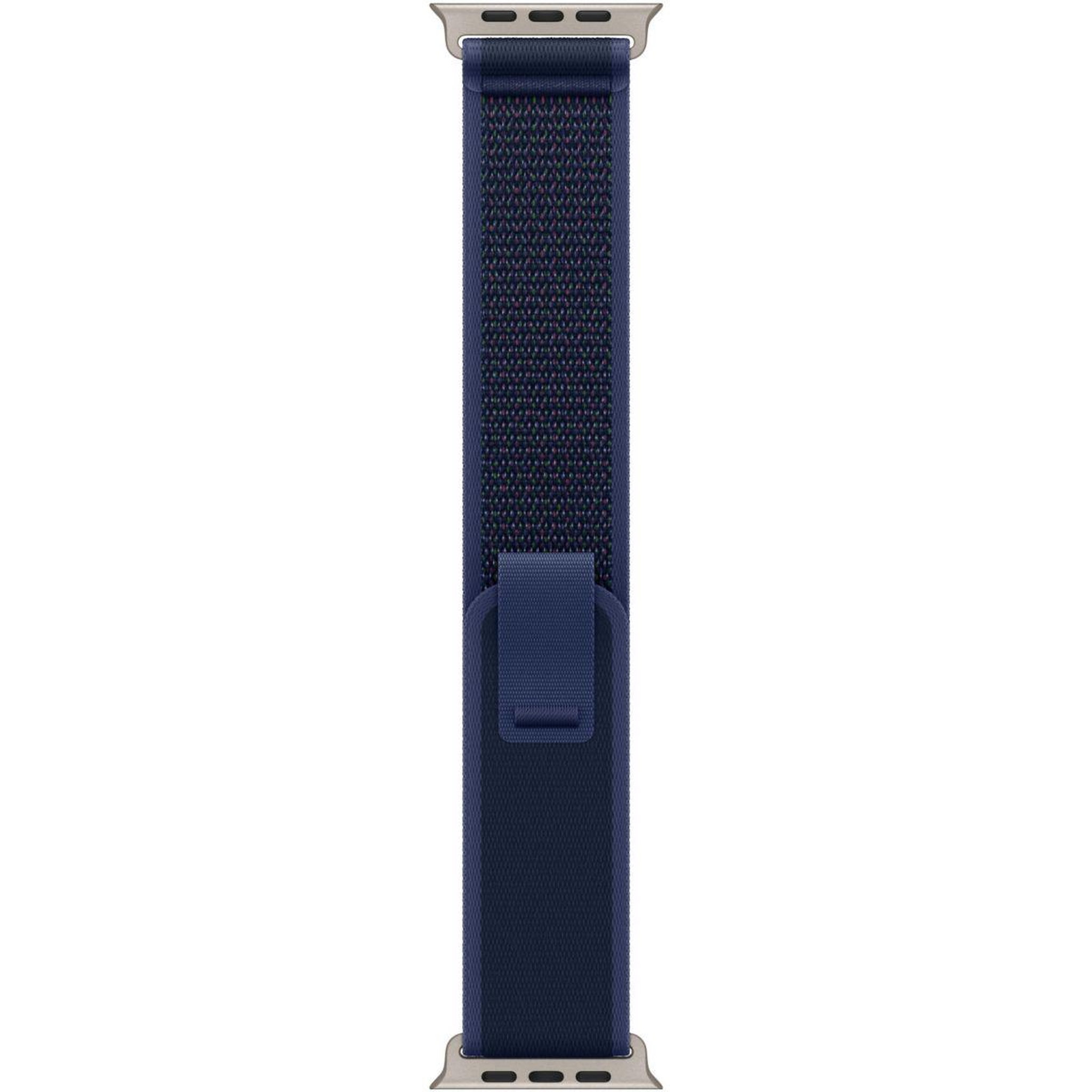 APPLE Bracelet 49mm boucle trail bleu titane naturel M/L
