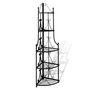 Voir la diapositive 2 : VIDAXL Etagere d'angle pour plantes en noir