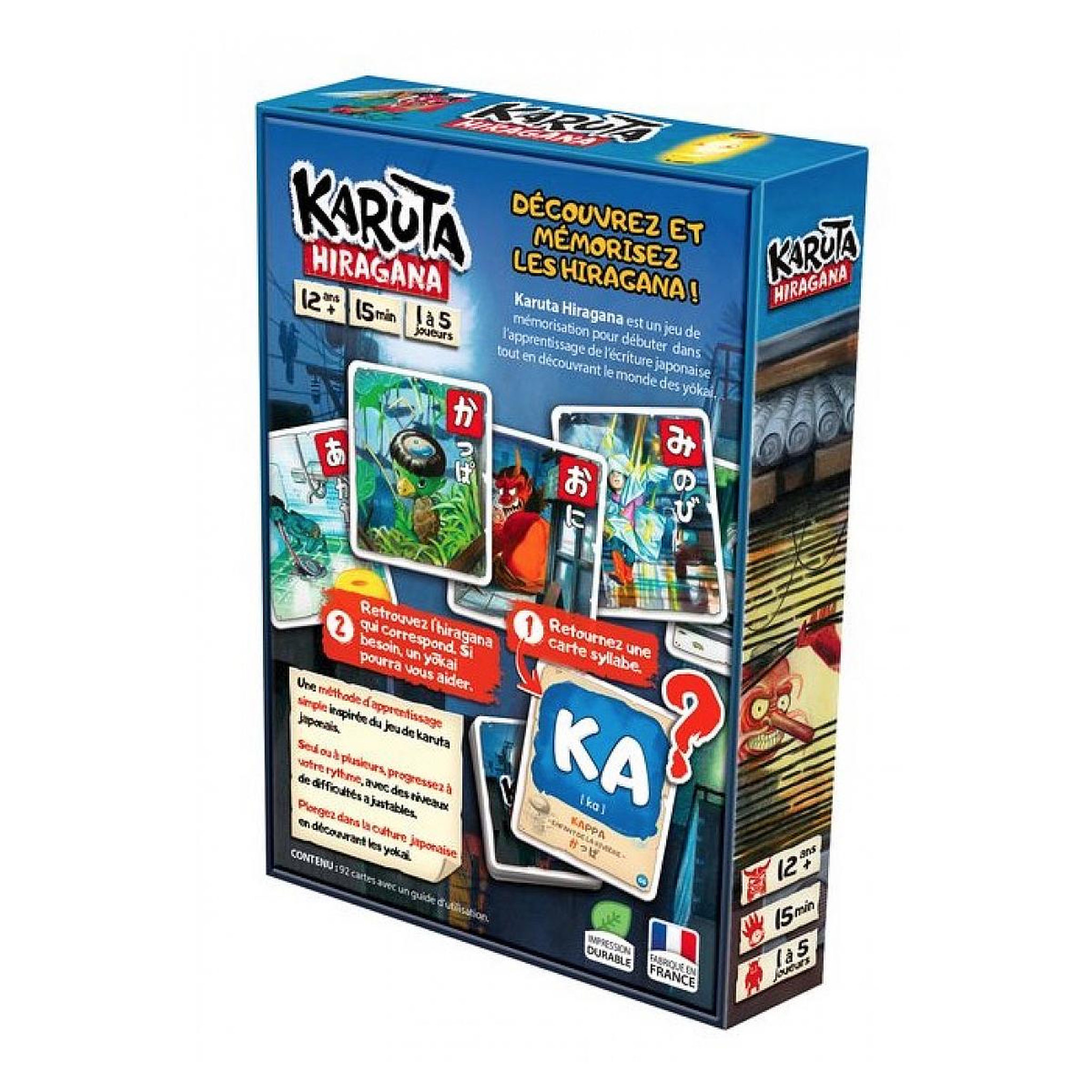 Voir la diapositive 2 : Blackrock Editions Karuta Hitagana jeux d'apprentissage