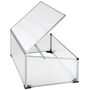 Voir la diapositive 3 : tectake Mini serre en aluminium
