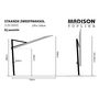 Voir la diapositive 6 : MADISON Madison Parasol de balcon Sun Wave 270x150 cm Bleu saphir