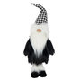Voir la diapositive 1 : Paris Prix Père-Noël Déco  Pied-de-Poule  70cm Noir & Blanc