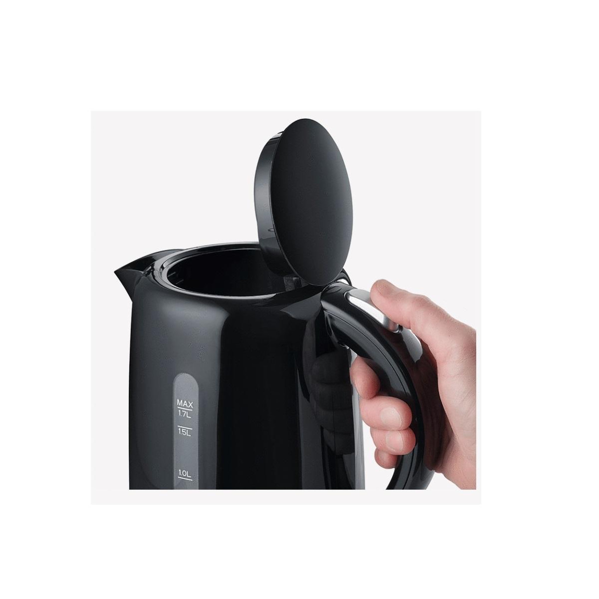 Voir la diapositive 2 : SEVERIN Bouilloire sans fil 1.7l 2200w noir - wk4322