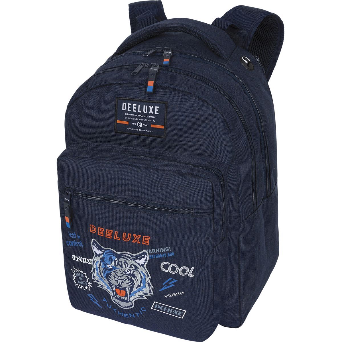 deeluxe Sac à dos 2 compartiments bleu 