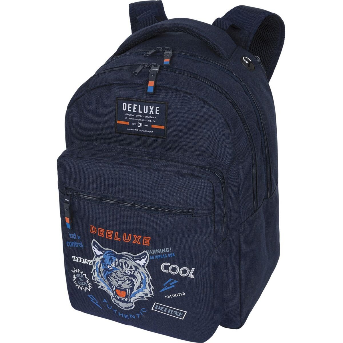 deeluxe Sac à dos 2 compartiments bleu 