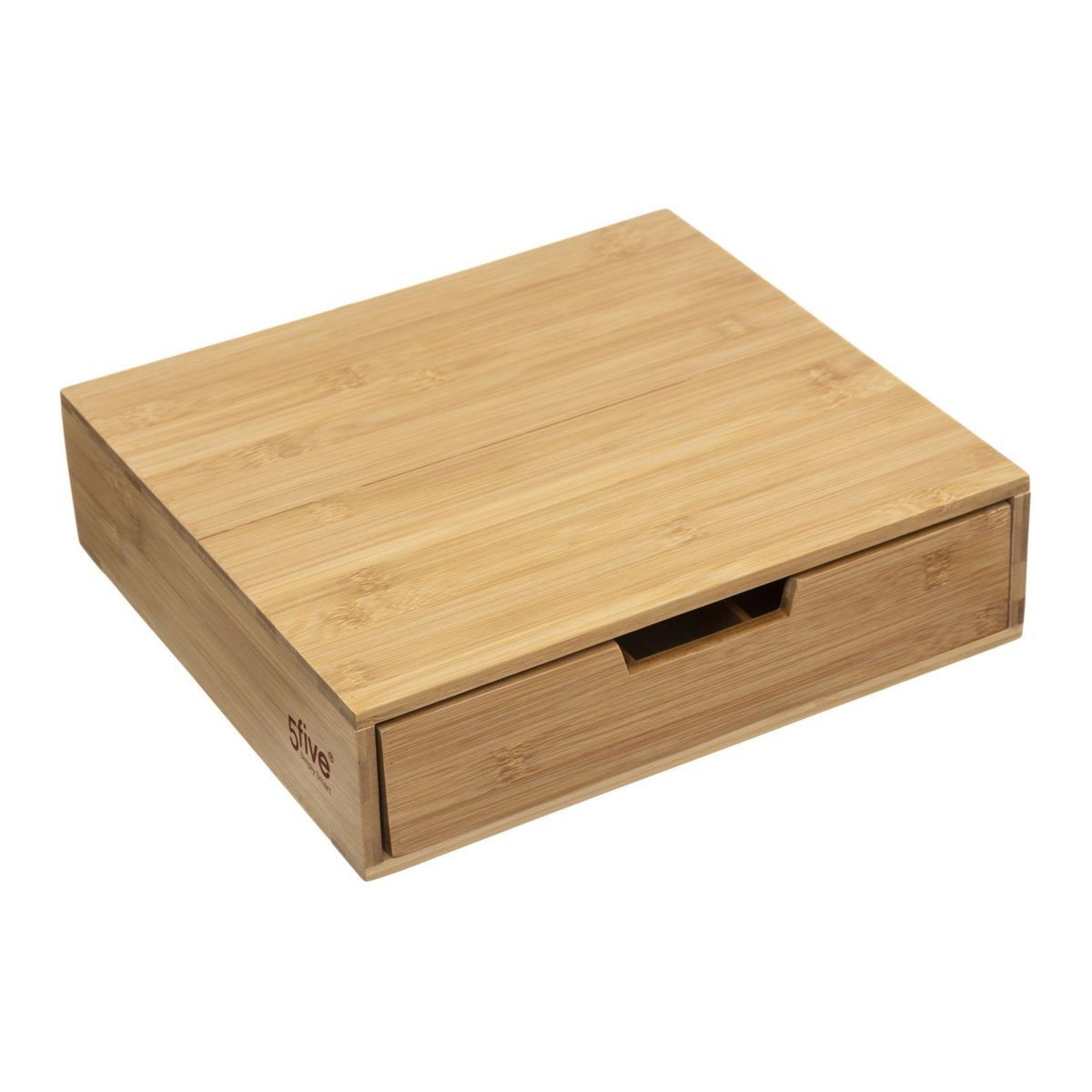 Tiroir range capsules en bambou