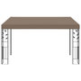 Voir la diapositive 2 : VIDAXL Belvedere mural 4x3x2,5 m Taupe