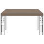 Voir la diapositive 2 : VIDAXL Belvedere mural 4x3x2,5 m Taupe