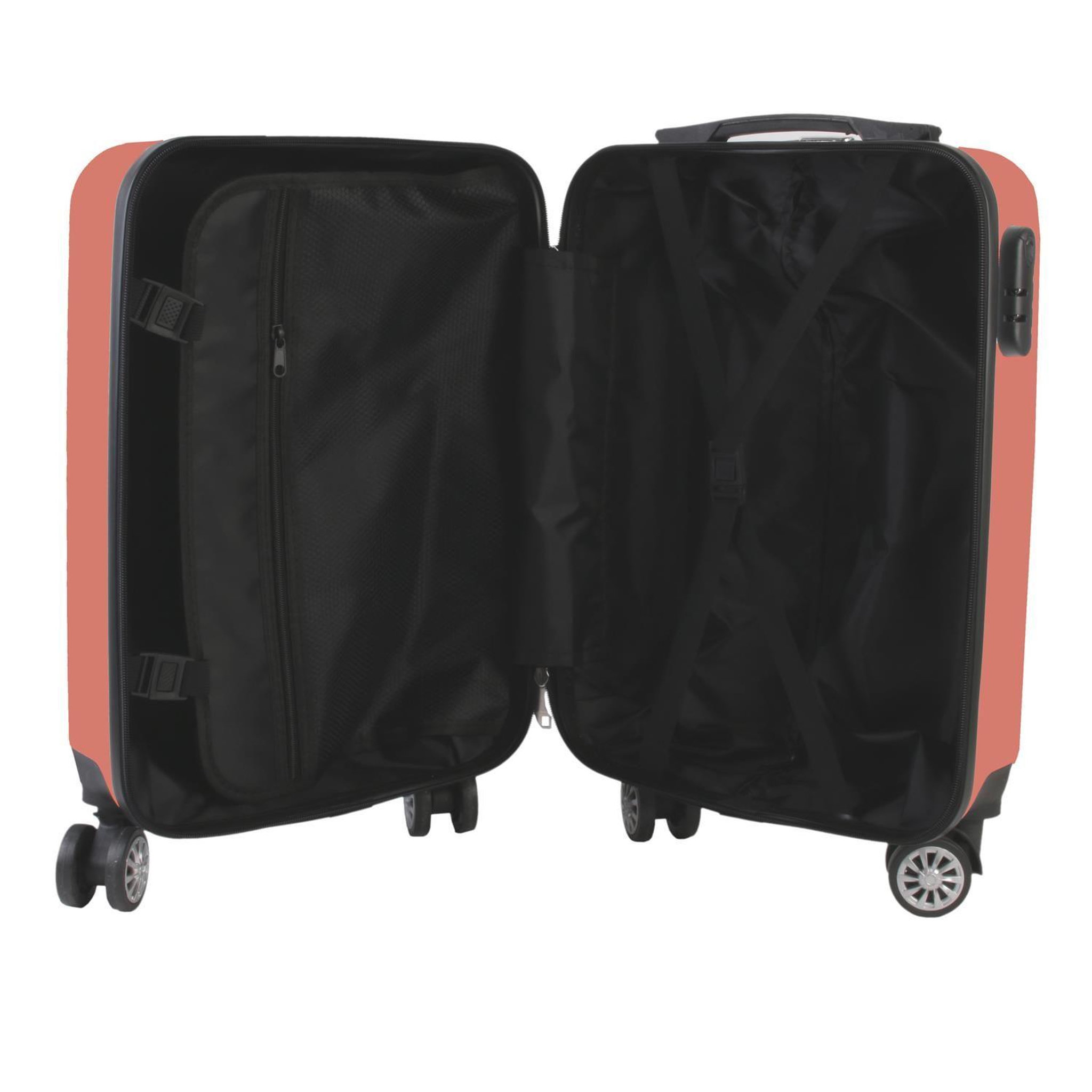 Voir la diapositive 4 : Jet lag Valise cabine ananas - corail