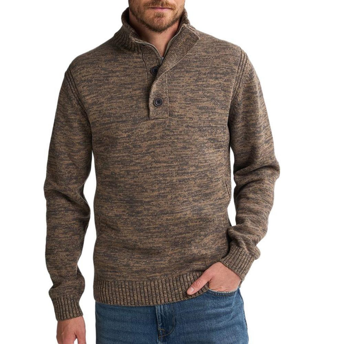 Petrol Industries Pull Marron Homme Petrol Industries Knitwear