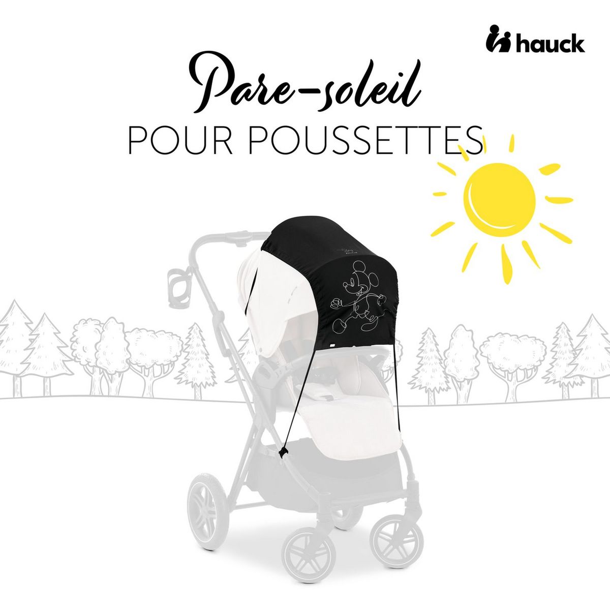 HAUCK Pare soleil de poussette Pushchair Sunshade