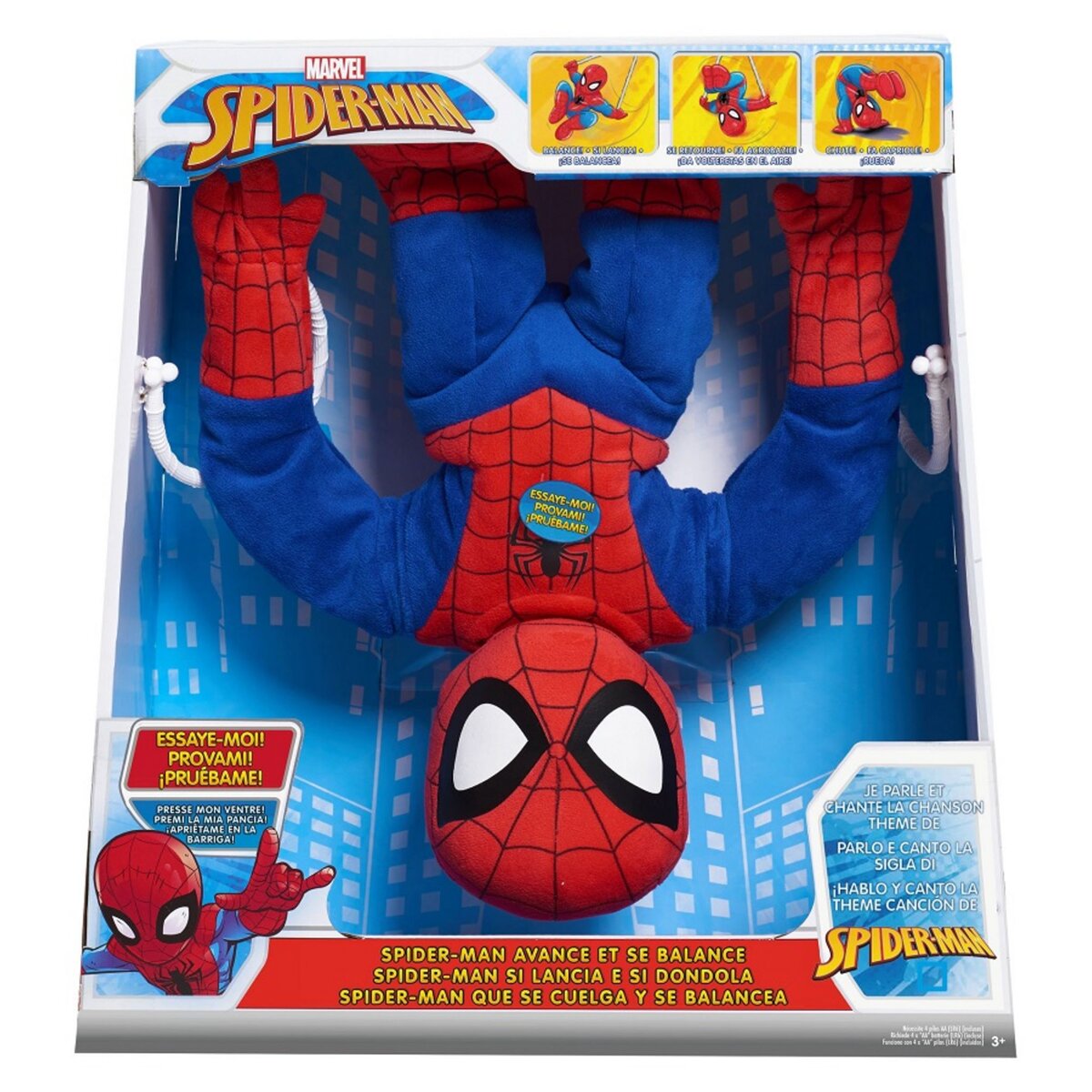 Peluche Spiderman dansante avec musique - Spider Shop