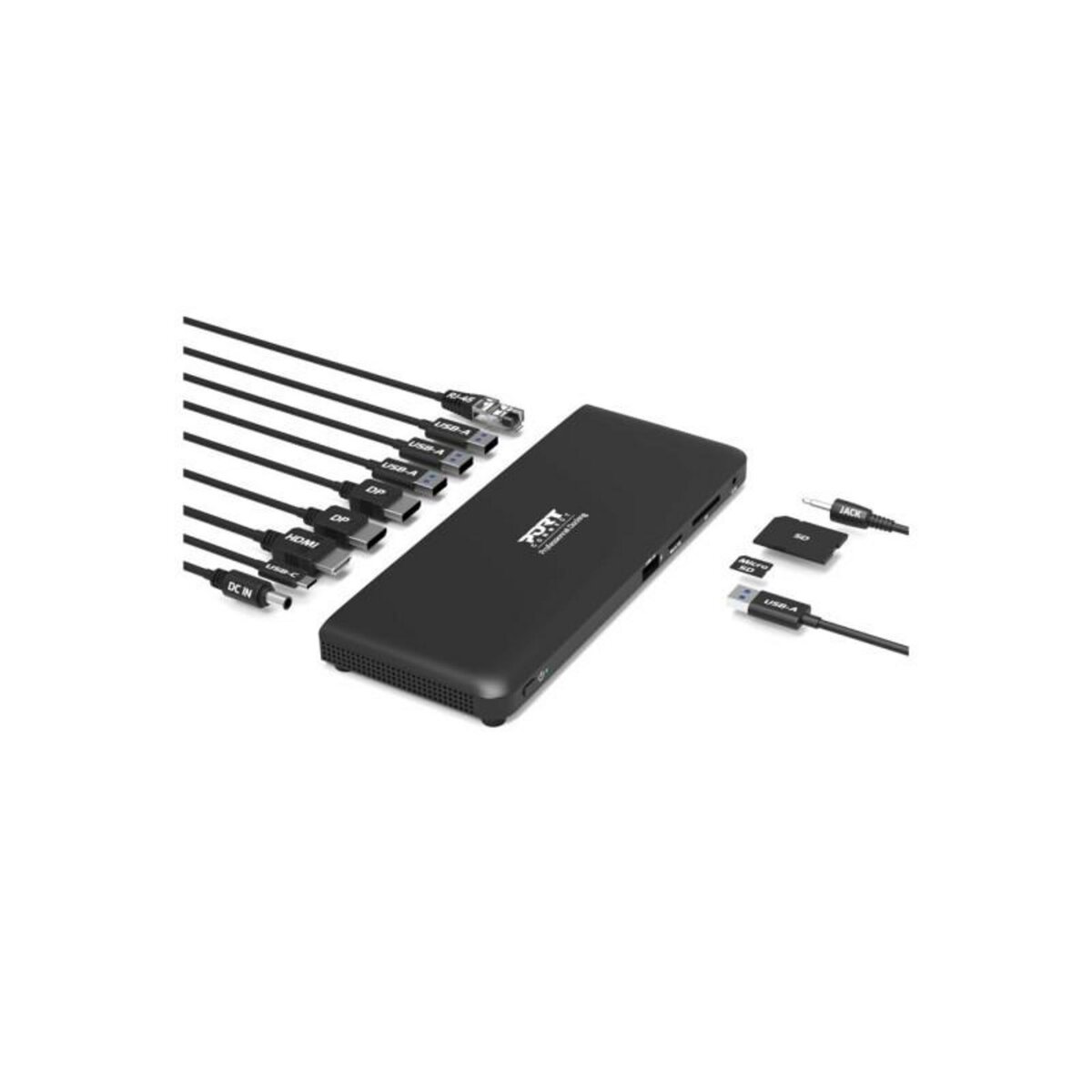 Port Station d accueil PC portable Port STATION D ACCUEIL TYPE C 11 EN 1 DOUBLE AFFICHAGE EN 4 K PD 100W