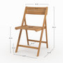 Voir la diapositive 4 : Rendez vous déco Lot de 2 chaises pliantes en bois d'acacia-Siquijor
