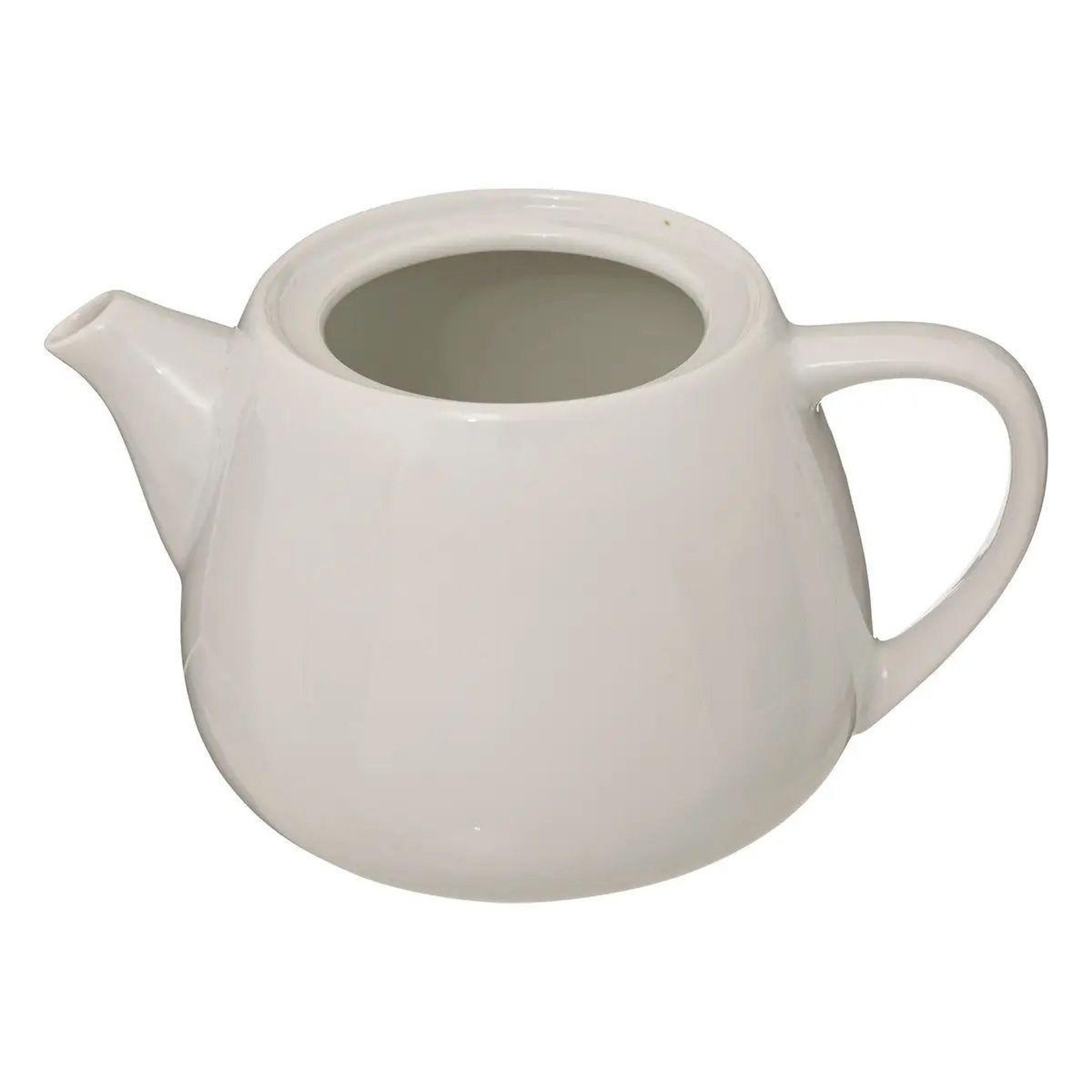 Voir la diapositive 2 : SECRET DE GOURMET Théière en céramique  nora  1l blanc