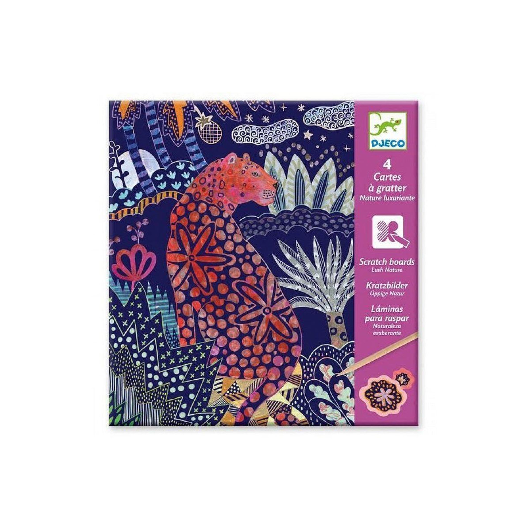 Djeco Cartes a gratter nature luxuriante