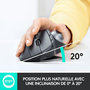 Voir la diapositive 2 : Logitech Souris sans fil MX ERGO