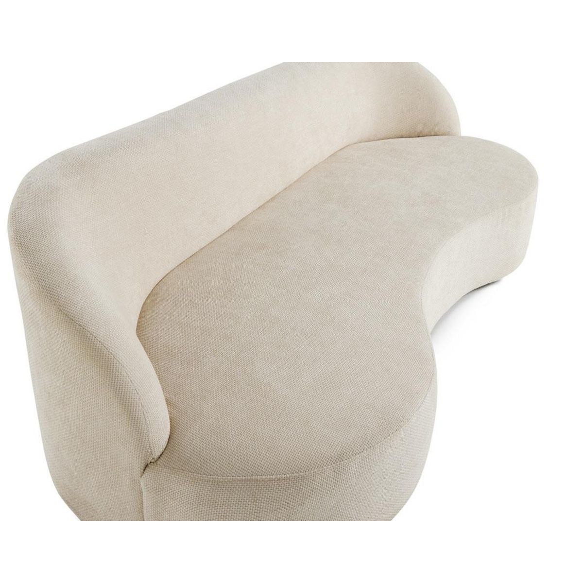 LISA DESIGN Polaris - canapé 3 places - en velours texturé