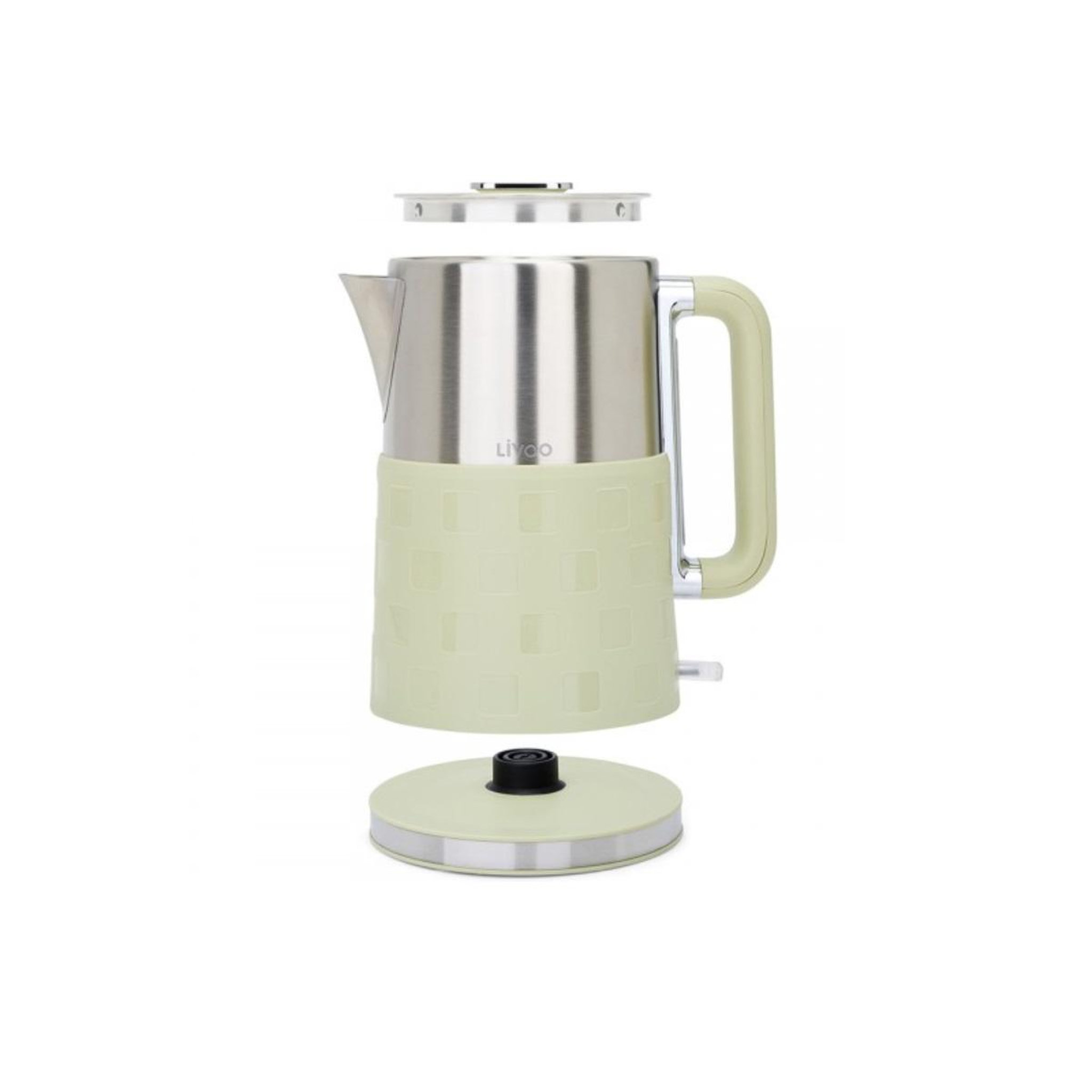 Voir la diapositive 3 : LIVOO Bouilloire électrique 1.7l 2200w vert - dod204