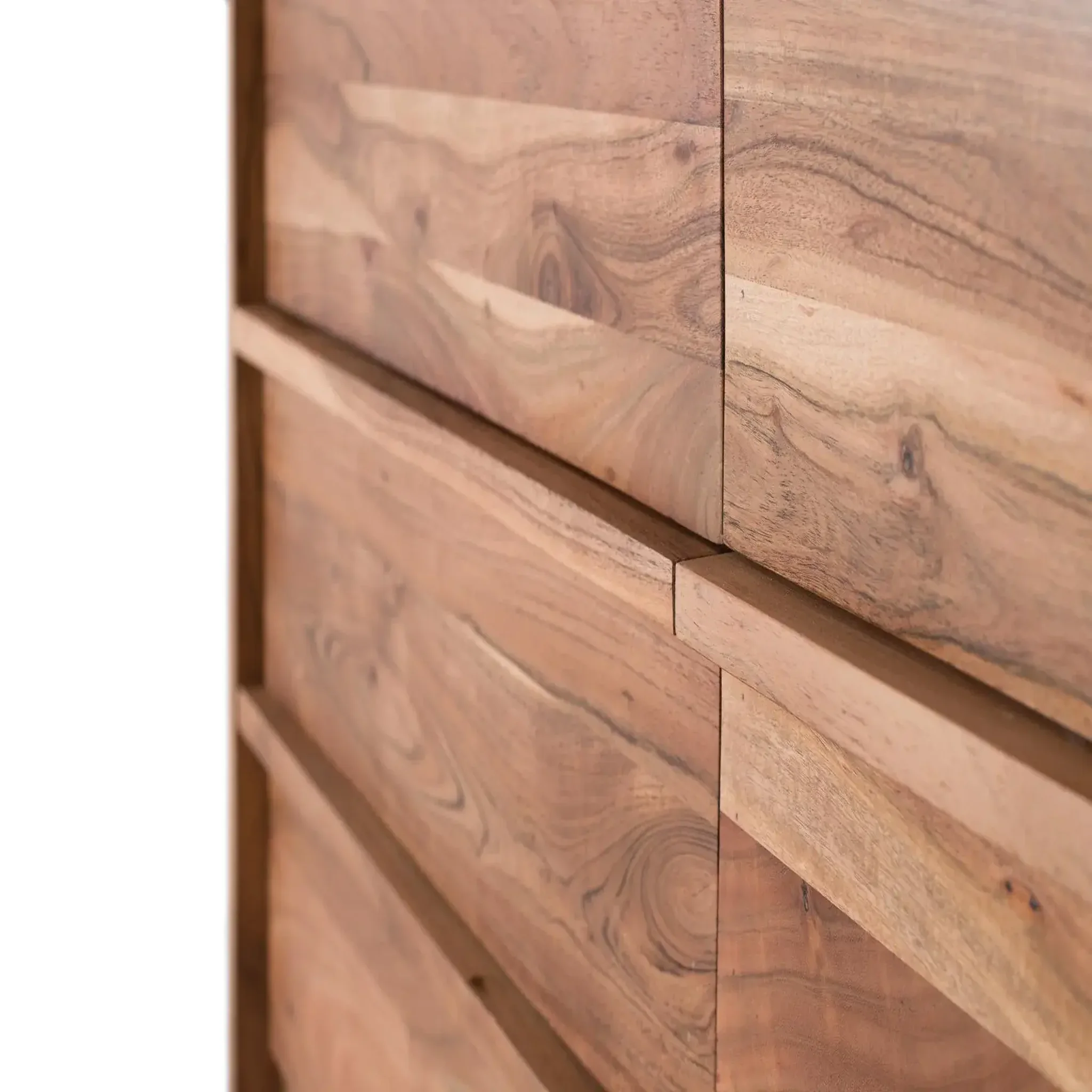 Voir la diapositive 3 : GINER Y COLOMER SL Buffet en bois d'acacia 150cm style rustique moderne