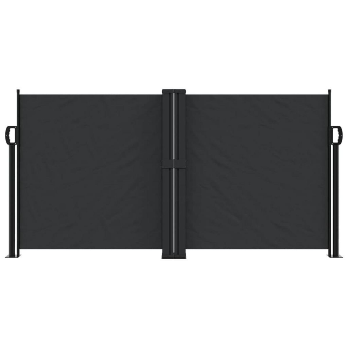 VIDAXL Auvent lateral retractable noir 120x600 cm