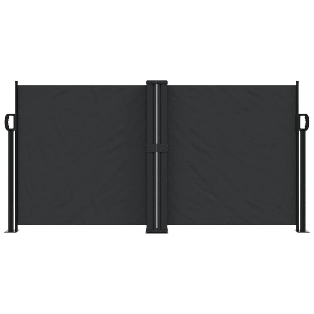 VIDAXL Auvent lateral retractable noir 120x600 cm