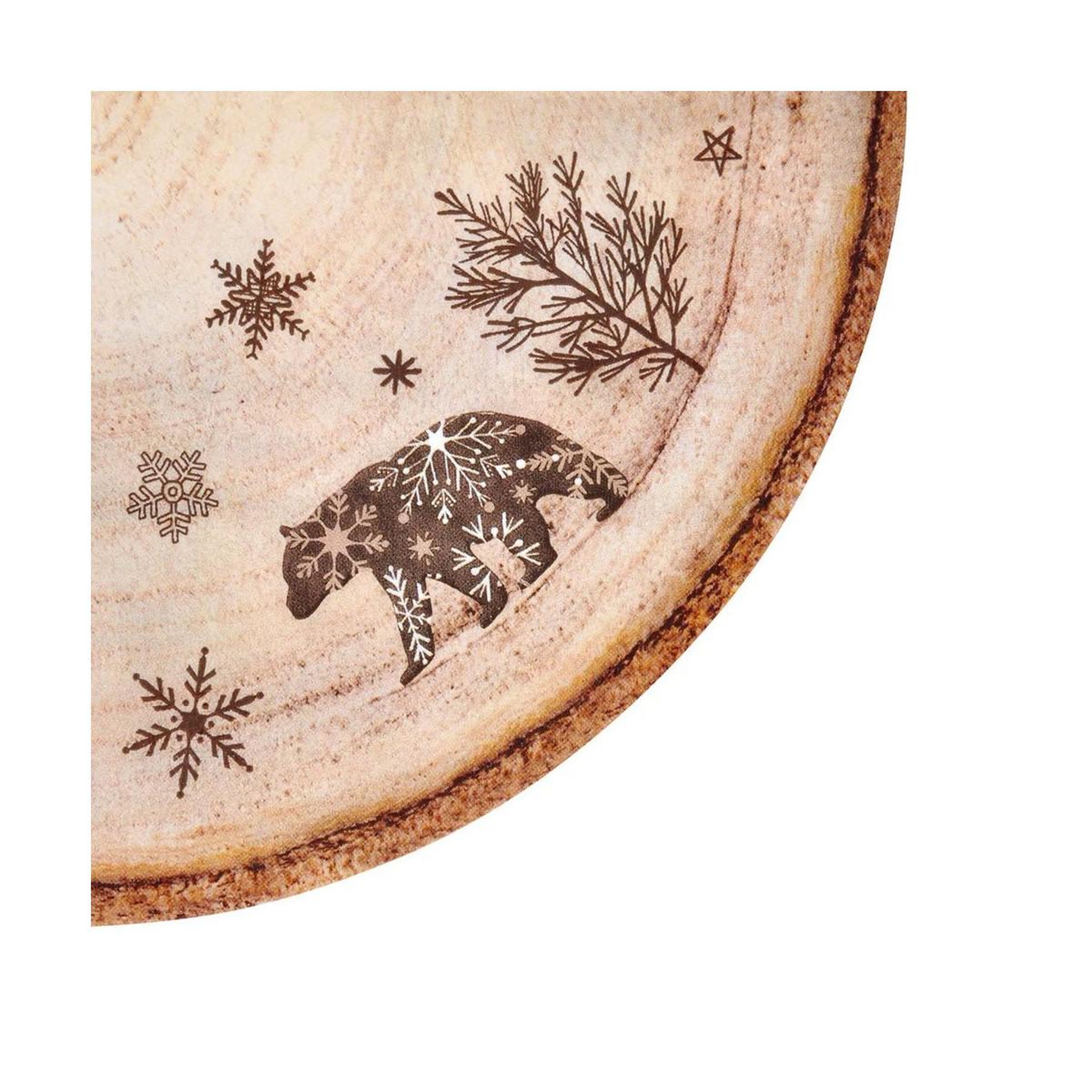 Voir la diapositive 2 : HOMEA Lot de 12 serviettes en papier  animal  32cm naturel