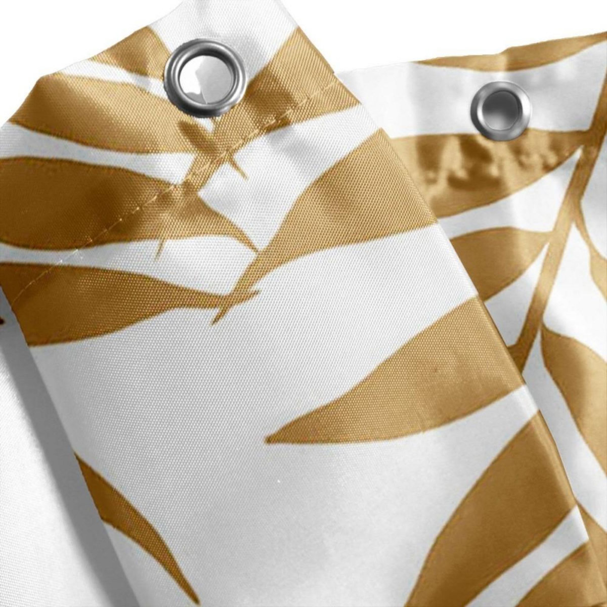 Douceur d'Intérieur Rideau de douche 180x200 KELLY blanc avec 12 anneaux