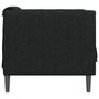 Voir la diapositive 5 : VIDAXL Fauteuil noir tissu