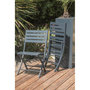 Voir la diapositive 4 : Paris Prix Ensemble Table de Jardin Pliante & 4 Chaises  Marius  110cm Gris Anthracite