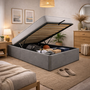Voir la diapositive 1 : PROVENCE LITERIE Ensemble Lit Coffre et Matelas  Mousse Soutien Ferme Face