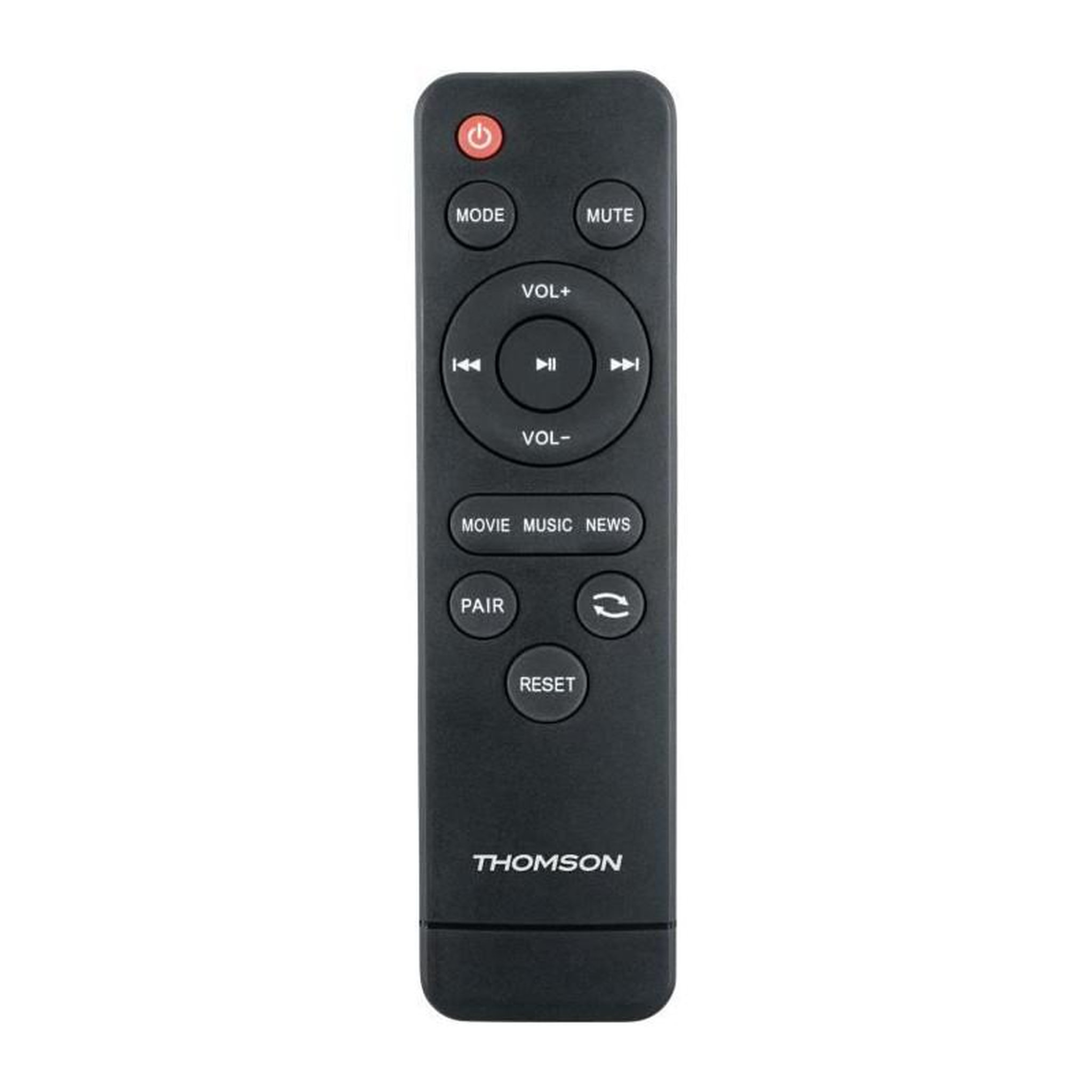 Voir la diapositive 6 : THOMSON Barre de son - THOMSON - Noire - Bluetooth 5.3, 120W, Entrée TV ARC/CEC, USB, Égaliseur, Télécommande, Alim. 230V