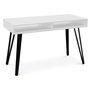 Voir la diapositive 1 : Paris Prix Bureau Design 2 Niches  French  120cm Blanc