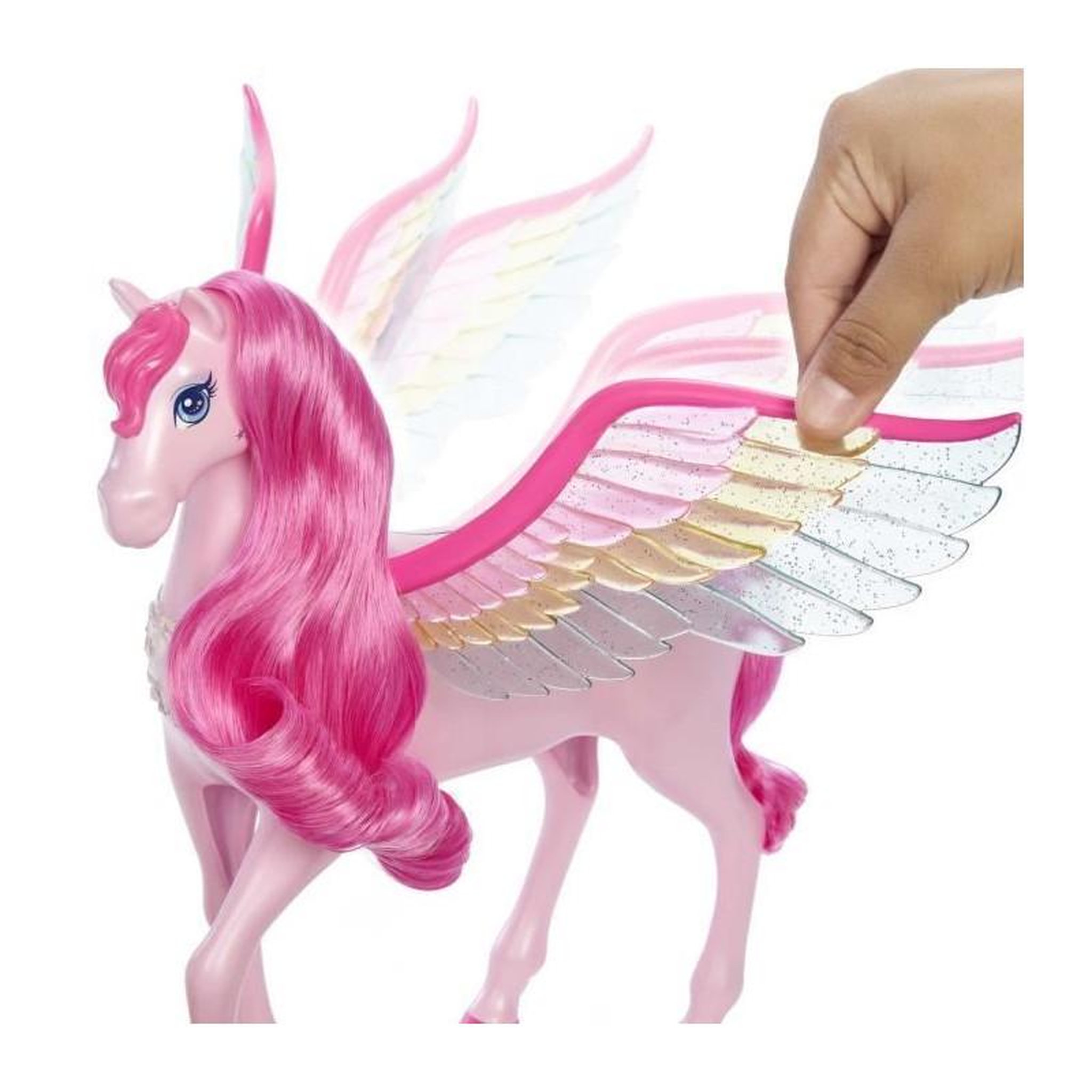 Voir la diapositive 6 : BARBIE PEGASE SONS ET LUMIERES - BARBIE - HLC40 - POUPEE MANNEQUIN BARBIE