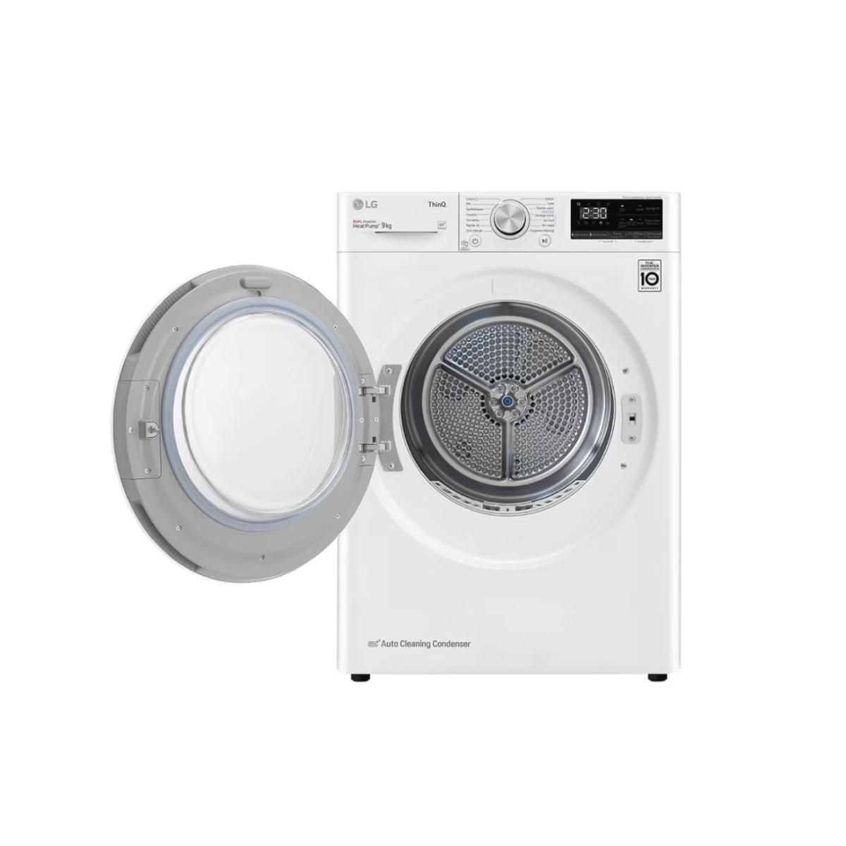 LG Sèche-linge pompe à chaleur 60cm 9 kg - RH9V50WH
