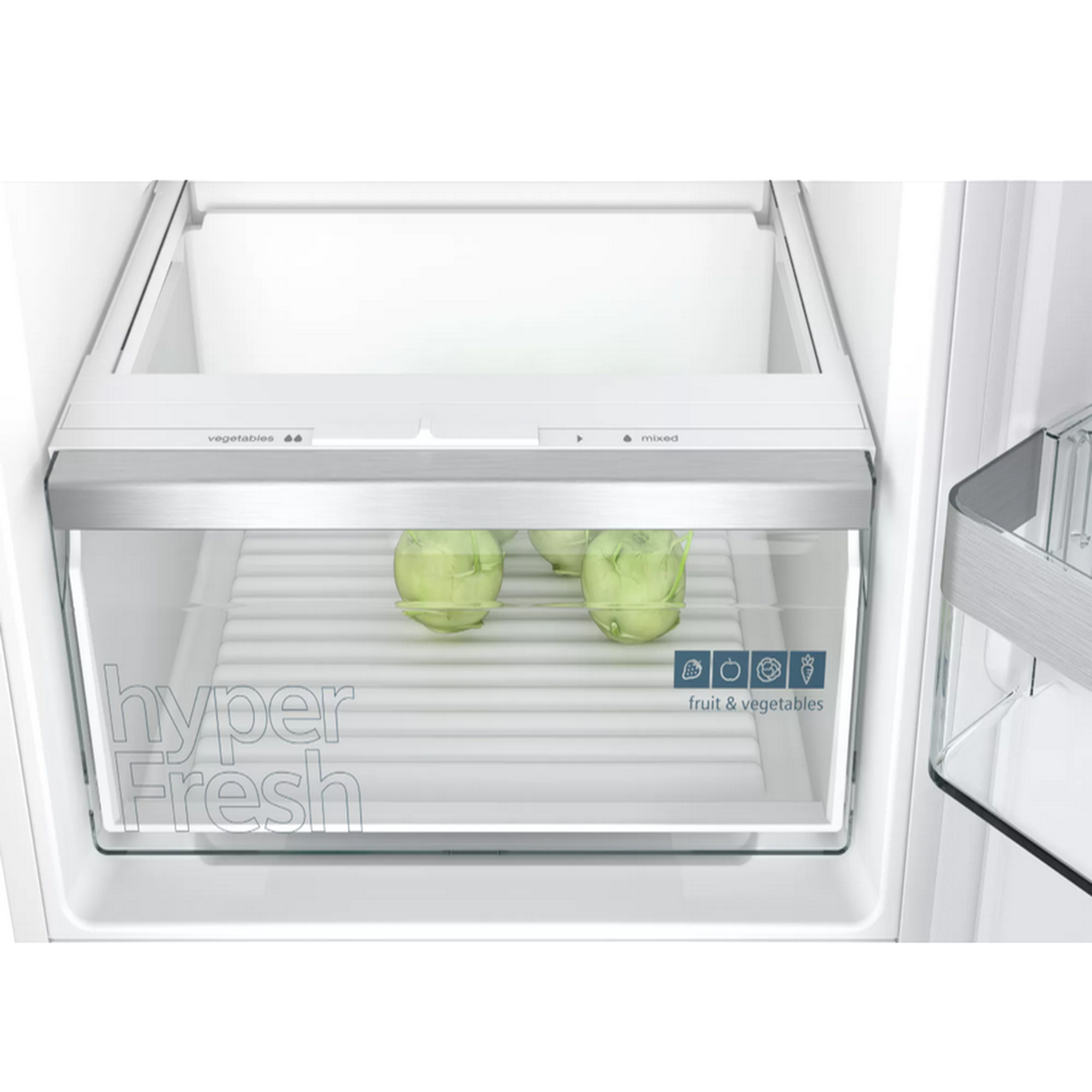 Voir la diapositive 3 : Siemens Réfrigérateur combiné intégrable à pantographe 270l lowfrost - ki87vvfe1