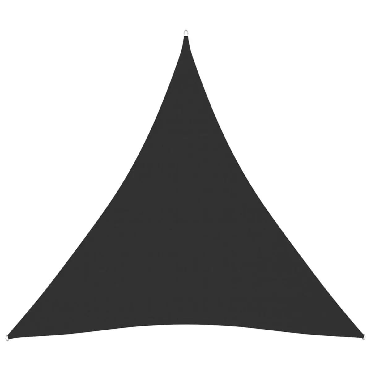 VIDAXL Voile de parasol Tissu Oxford triangulaire 6x6x6 m Anthracite