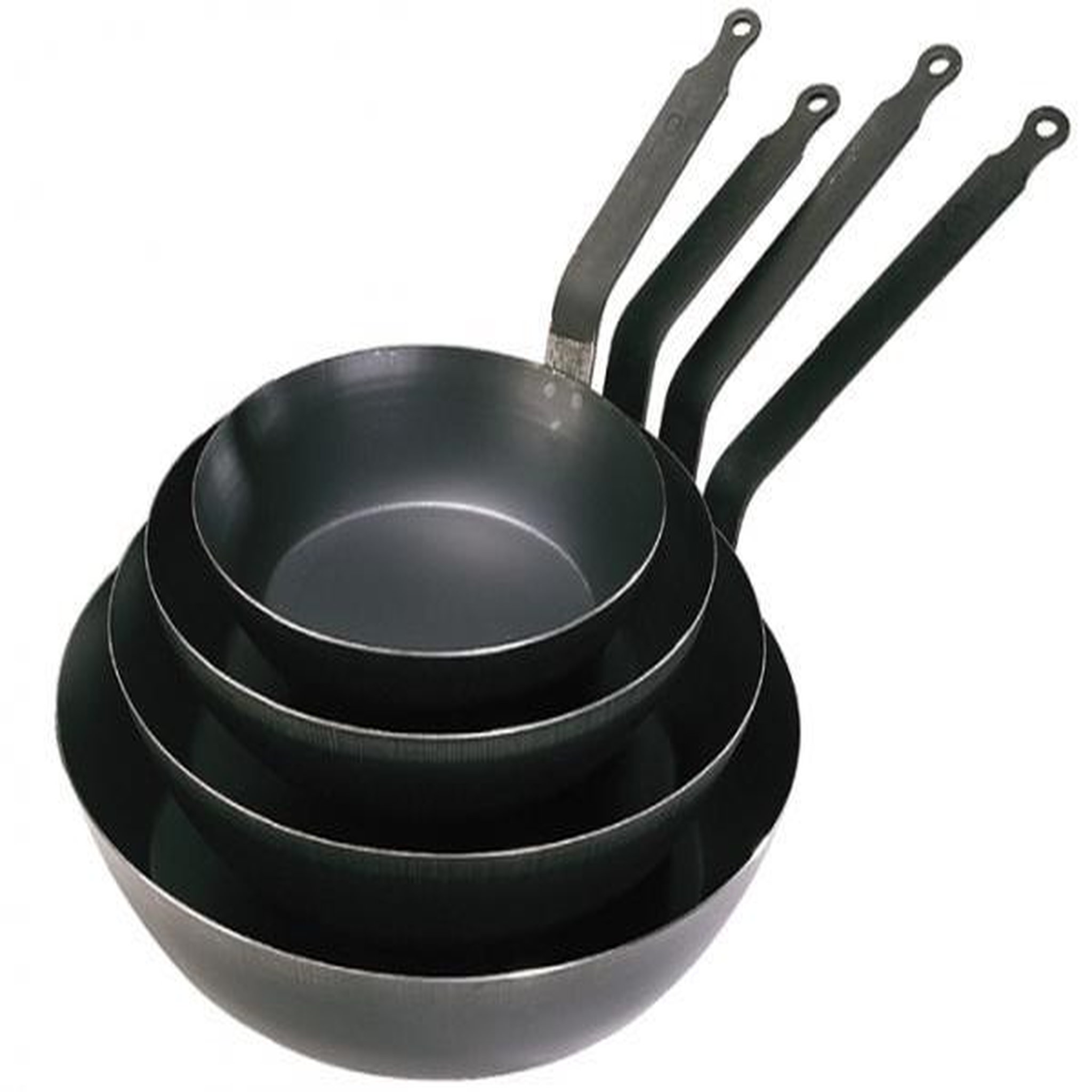 Voir la diapositive 2 : De buyer Poêle tôle 24 cm - 5020.24