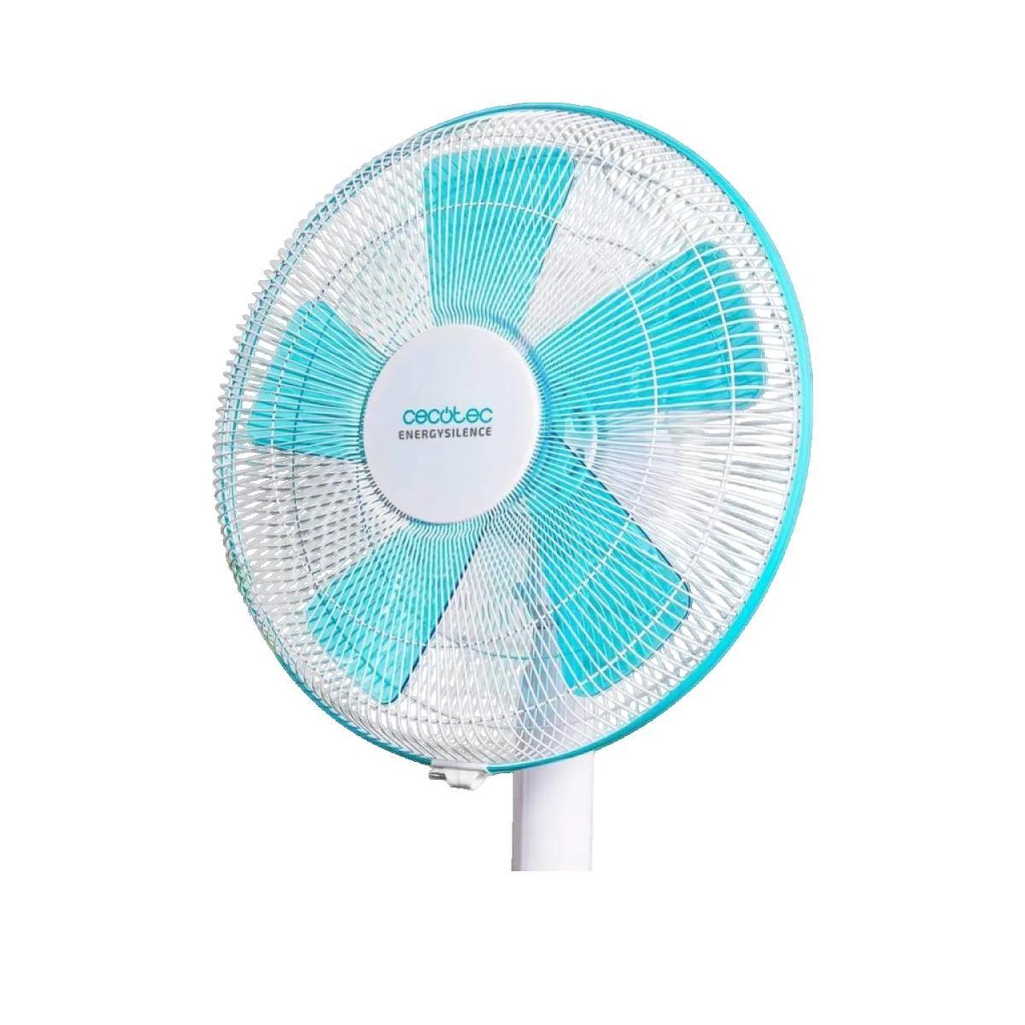 Voir la diapositive 2 : CECOTEC Ventilateur sur pied Cecotec 5 pales 40 cm blanc