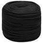 Voir la diapositive 2 : VIDAXL Corde de bateau Noir complet 10 mm 50 m Polypropylene