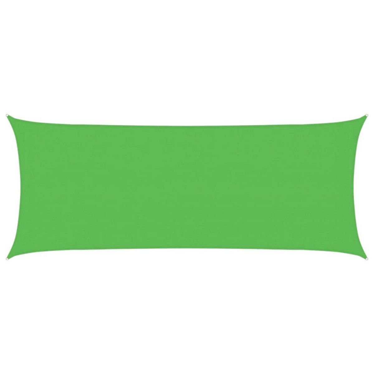 VIDAXL Voile d'ombrage 160 g/m^2 Vert clair 2x4,5 m PEHD