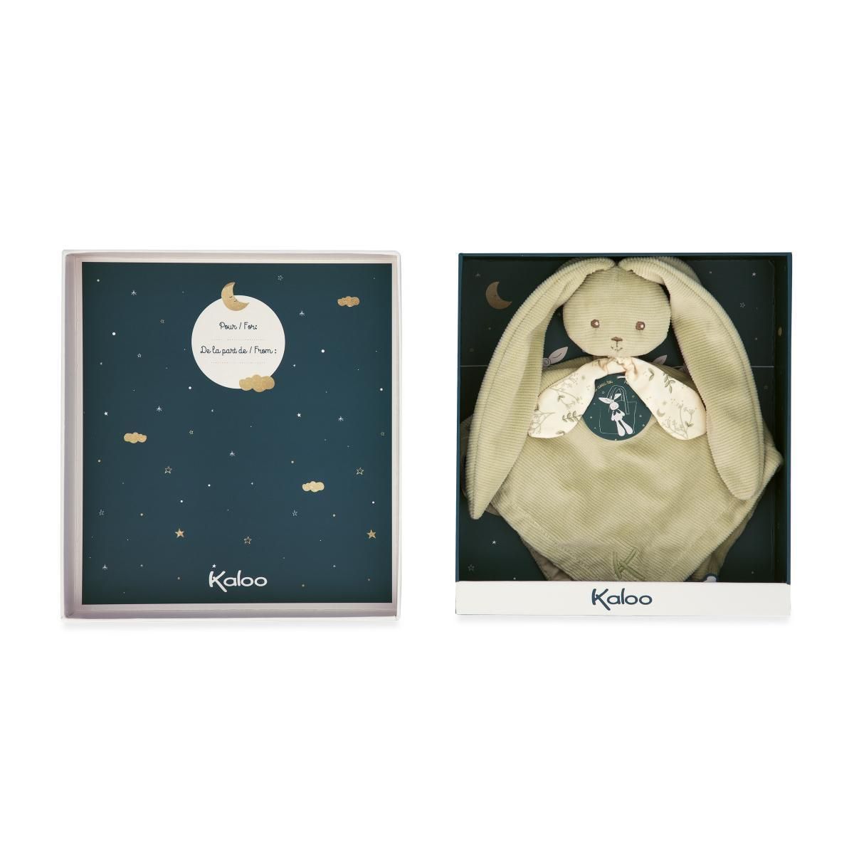 Kaloo Doudou Lapinoo vert 30 cm