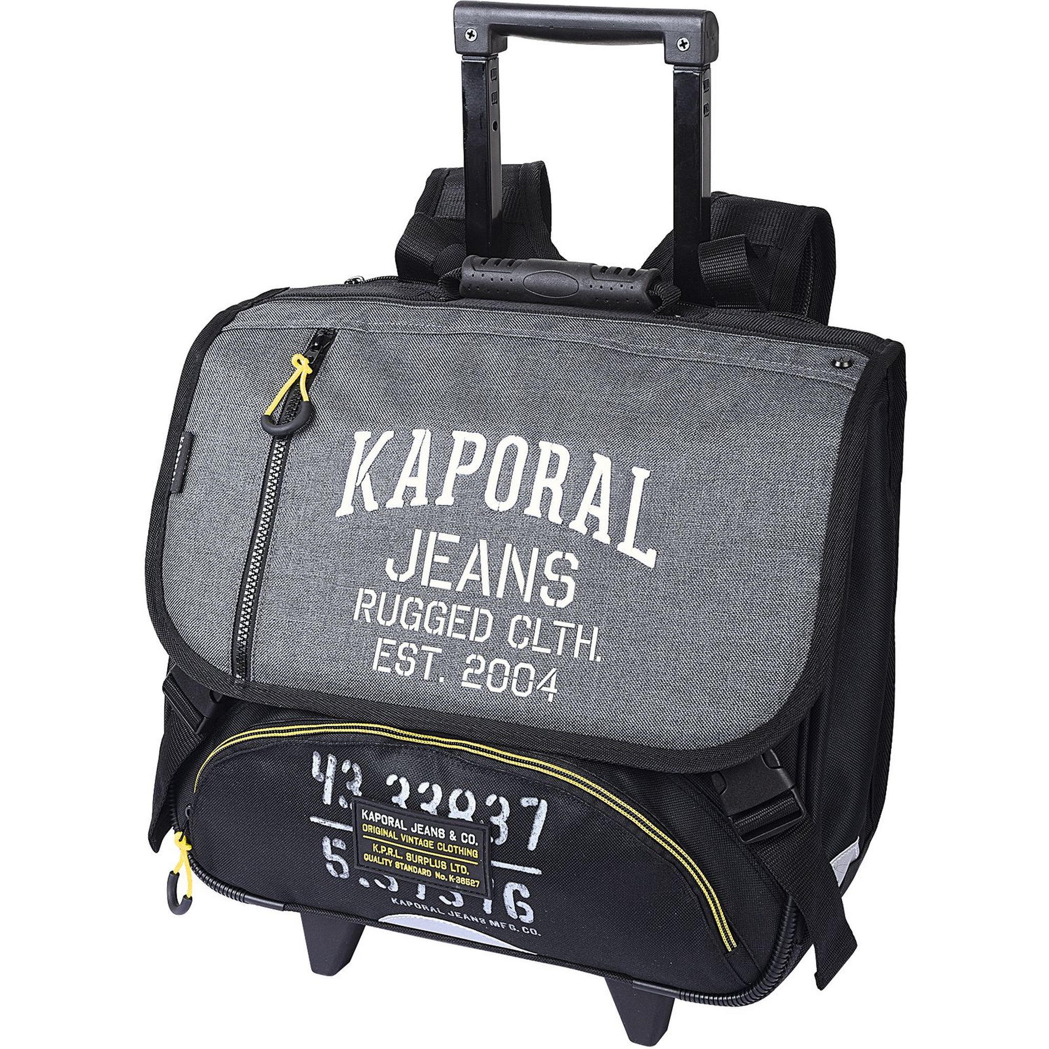 KAPORAL Cartable à roulettes 38 cm noir KAPORAL PRIMAIRE