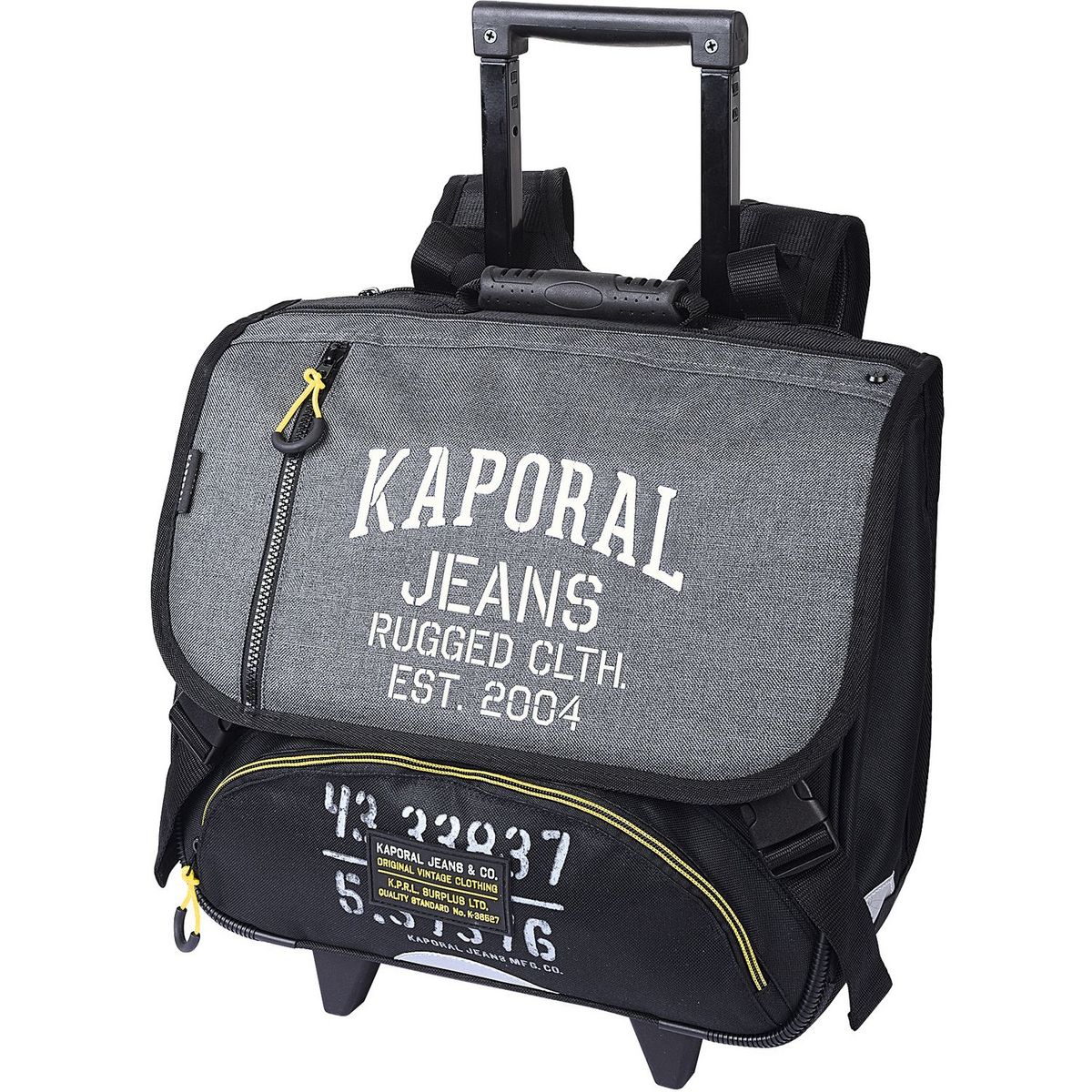 KAPORAL Cartable à roulettes 38 cm noir KAPORAL PRIMAIRE