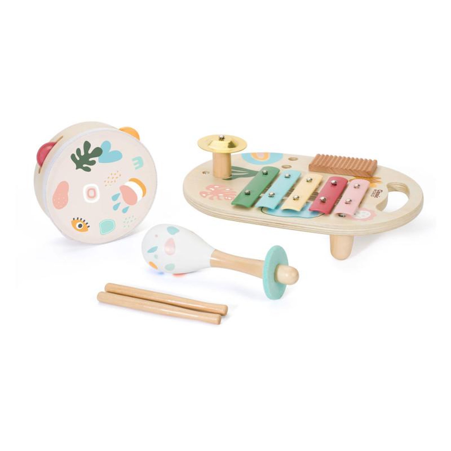 Classic World Set d'instruments de musique en bois Iris Allemand Anglais Français Italien - vue 2
