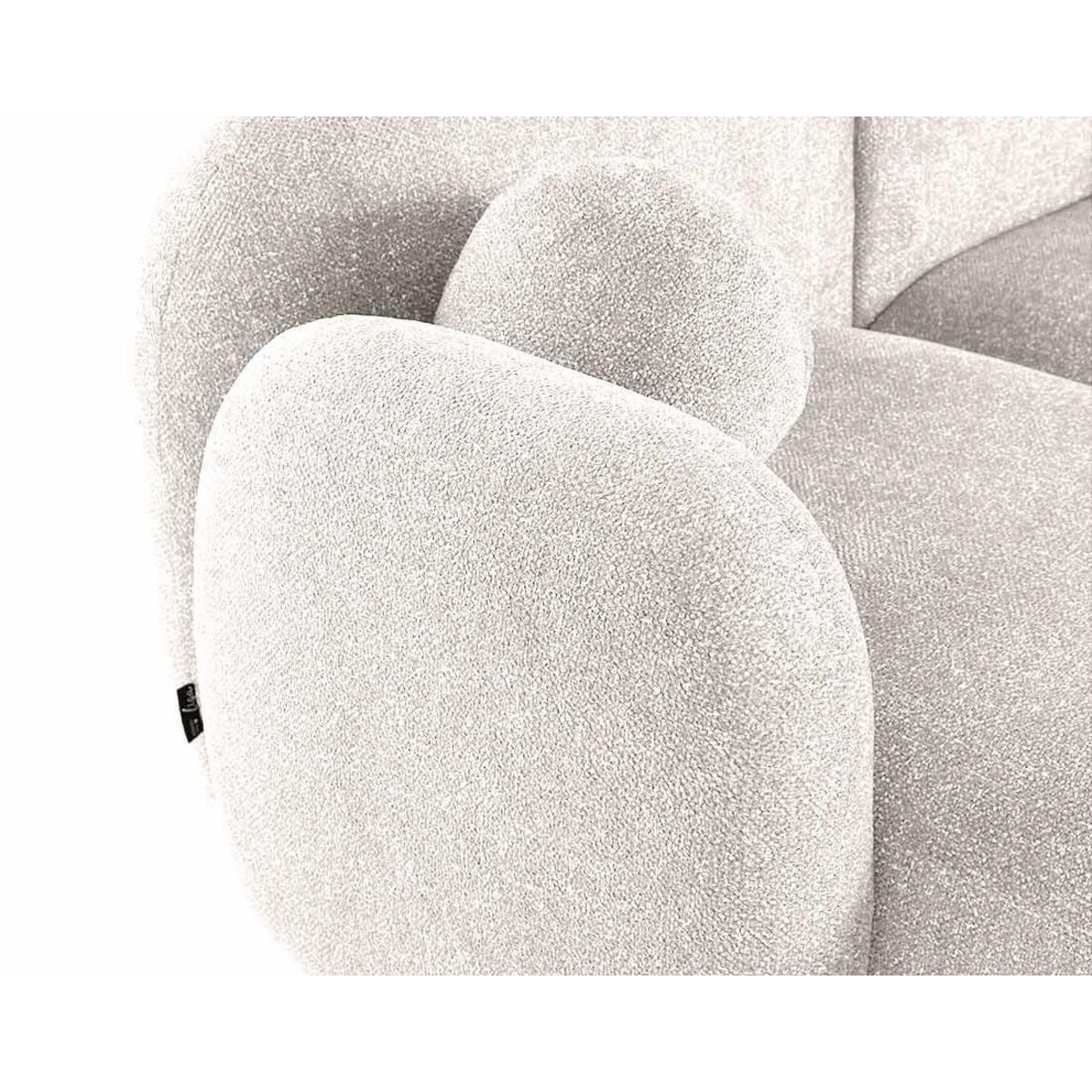 LISA DESIGN Velris - canapé d'angle gauche 3 places en tissu moucheté