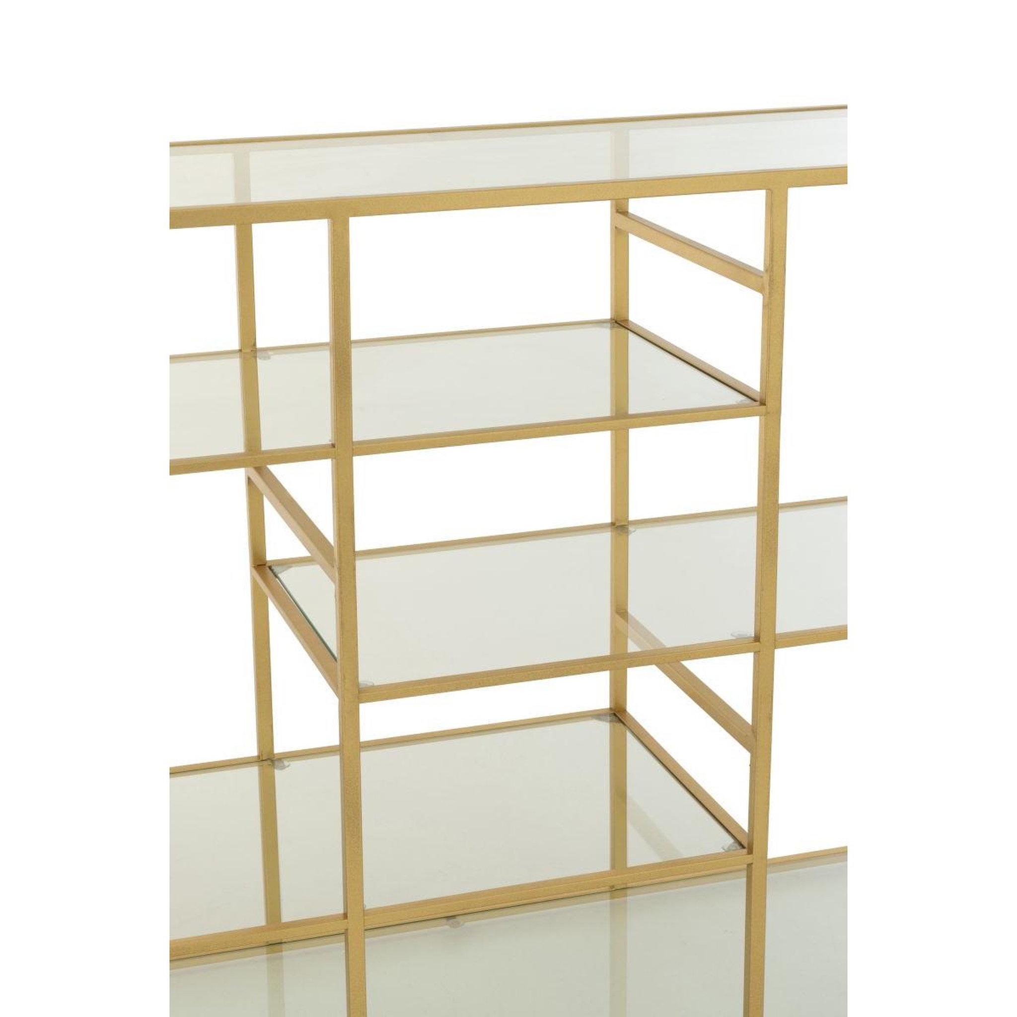 Voir la diapositive 6 : J-LINE Console en verre  thaddeus  120cm doré