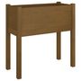 Voir la diapositive 2 : VIDAXL Jardiniere Marron miel 70x31x70 cm Bois de pin massif