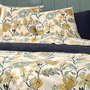 Voir la diapositive 3 : Home collection Parure housse de couette 100% percale de coton 80 fils minea ombre